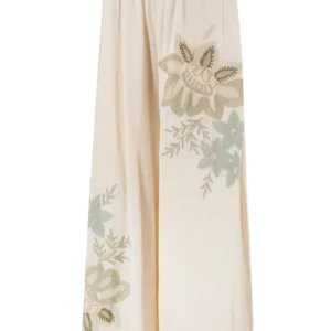 Pantalon Floral Ivory